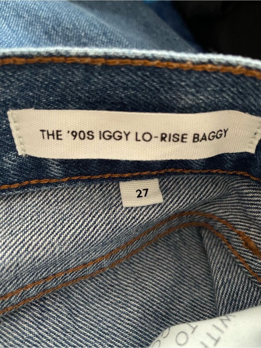 Denim Forum The '90s Iggy Lo-Rise Baggy Jean, size 27 - Picture 6 of 8